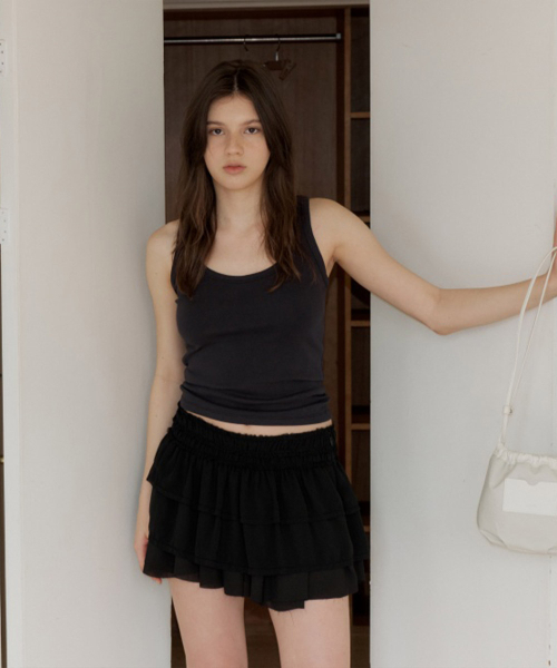 108POUND(108パウンド)の「Tiered Frill Skirt_Black(スカート・レディース・その他・MEDIUM/SMALL)」の1枚目の写真