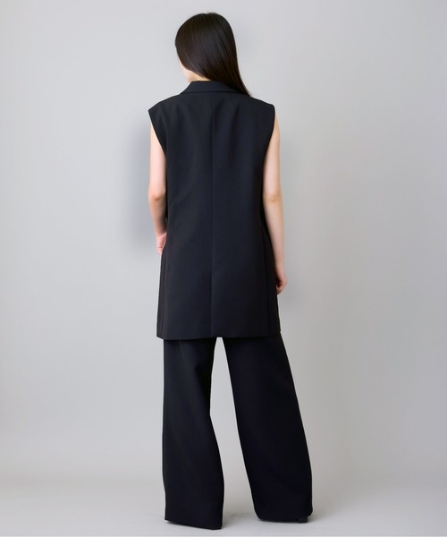 AVIE(アビィ)の「ベルトオーバーサイズパンツ(テーラードジャケット・レディース・ブラウン/ブラック・38)」の16枚目の写真