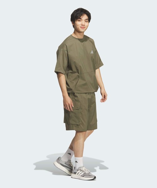 adidas(アディダス)の「シティテック ルーズフィット ドットエア ブリーザブル ウーブン カーゴショーツ / ハーフパンツ / アディダス adidas(その他パンツ・メンズ・カーキ・XX-LARGE/3XL/LARGE/MEDIUM/SMALL/X-LARGE)」の3枚目の写真
