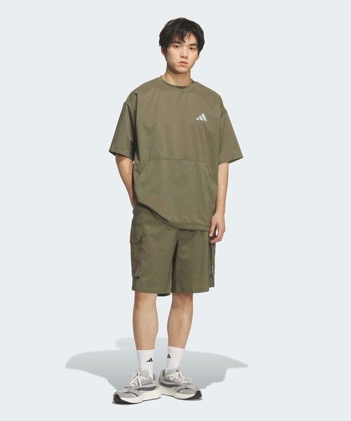 adidas(アディダス)の「シティテック ルーズフィット ドットエア ブリーザブル ウーブン カーゴショーツ / ハーフパンツ / アディダス adidas(その他パンツ・メンズ・カーキ・XX-LARGE/3XL/LARGE/MEDIUM/SMALL/X-LARGE)」の4枚目の写真