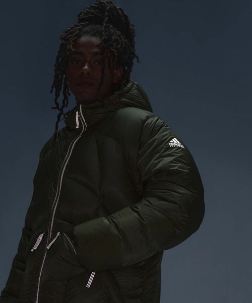 adidas(アディダス)の「アディダスEQT Pertexジャケット / アディダスオリジナルス adidas Originals(ダウンジャケット/コート・メンズ・カーキ・XX-LARGE/LARGE/MEDIUM/X-SMALL/SMALL/X-LARGE)」の7枚目の写真