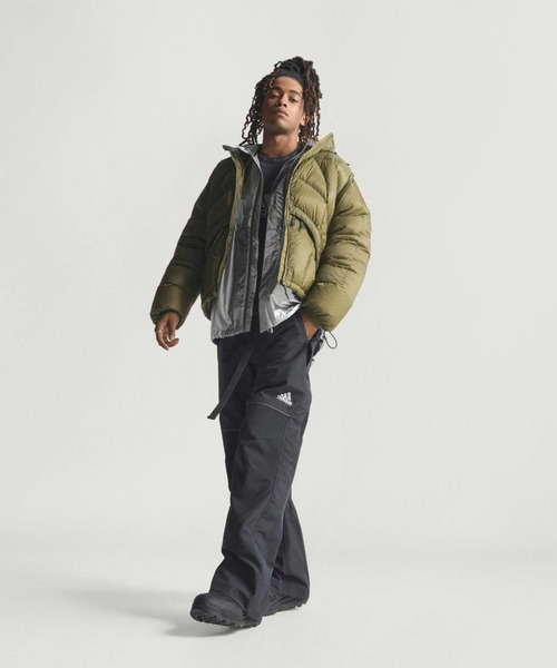 adidas(アディダス)の「アディダスEQT Pertexジャケット / アディダスオリジナルス adidas Originals(ダウンジャケット/コート・メンズ・カーキ・XX-LARGE/LARGE/MEDIUM/X-SMALL/SMALL/X-LARGE)」の6枚目の写真