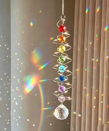 Made in I（メイドインアイ）の「Spiral rainbow crystal ball（インテリア雑貨）」
