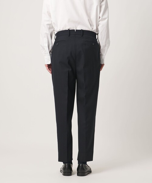 SOVEREIGN(ソブリン)の「<SOVEREIGN>ウール ソリッド 1プリーツ スラックス RELAX MODEL(スラックス・メンズ・ネイビー・XL/L/M)」の5枚目の写真