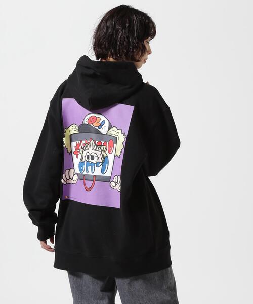 over print(オーバープリント)の「overprint/オーバープリント/【LHP EXCLUSIVE】Shopper Hoodie 3(パーカー・レディース・ブラック・M)」の1枚目の写真