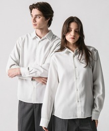 CLEL（クレイル）の「【CLEL】TR Regular Collar Shirt   TR レギュラーカラーシャツ（シャツ/ブラウス）」