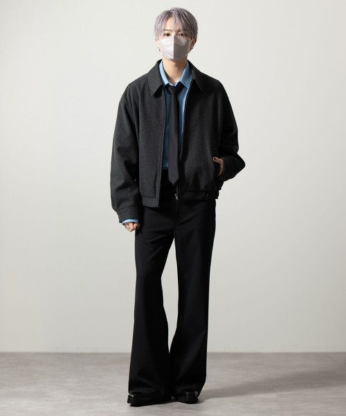 CLEL(クレイル)の「【CLEL】TR Regular Collar Shirt / TR レギュラーカラーシャツ(シャツ/ブラウス・メンズ・ホワイト/ブルー/ブラック系/ブラック・S/L/XS/M)」の12枚目の写真