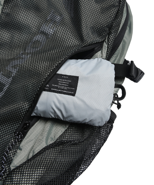 PHYPS MOTORCYCLE(フィップスモーターサイクル)の「Utility Mesh Backpack Gray(バックパック/リュック・メンズ・その他・FREE)」の3枚目の写真