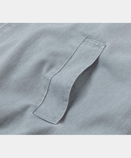 LETTERCOMO(レテルコモ)の「パイピングワークフードジャケットスカイブルー(その他アウター・レディース・スカイブルー・MEDIUM/LARGE)」の4枚目の写真