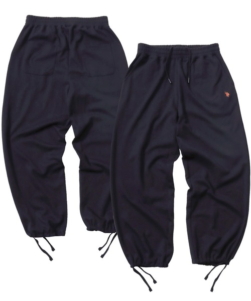 U.S. POLO ASSN.(ユーエスポロアッスン)の「U.S. POLO ASSN./ユーエスポロアッスン オーバーサイズ ポンチ 無地 ロゴ ワンポイント刺繍 ワイド スウェットパンツ/レディース メンズ(スウェットパンツ・メンズ・グレー/スミクロ/ブラック/ネイビー・L/LL/M)」の4枚目の写真