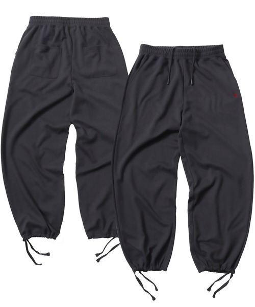 U.S. POLO ASSN.(ユーエスポロアッスン)の「U.S. POLO ASSN./ユーエスポロアッスン オーバーサイズ ポンチ 無地 ロゴ ワンポイント刺繍 ワイド スウェットパンツ/レディース メンズ(スウェットパンツ・メンズ・グレー/スミクロ/ブラック/ネイビー・L/LL/M)」の3枚目の写真