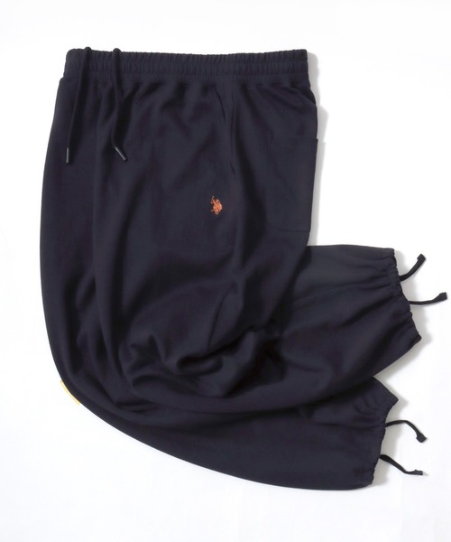 U.S. POLO ASSN.(ユーエスポロアッスン)の「U.S. POLO ASSN./ユーエスポロアッスン オーバーサイズ ポンチ 無地 ロゴ ワンポイント刺繍 ワイド スウェットパンツ/レディース メンズ(スウェットパンツ・メンズ・グレー/スミクロ/ブラック/ネイビー・L/LL/M)」の5枚目の写真