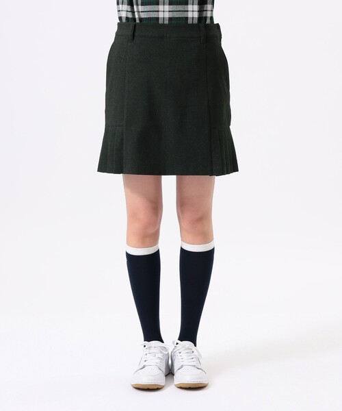 BEAMS GOLF(ビームスゴルフ)の「ORANGE LABEL / ストレッチ サイドプリーツ スカート(スカート・レディース・グリーン/オフホワイト/ネイビー・SMALL/MEDIUM/LARGE)」の11枚目の写真