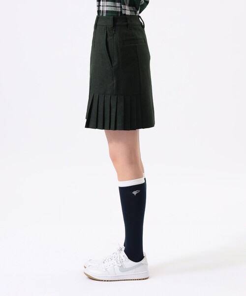 BEAMS GOLF(ビームスゴルフ)の「ORANGE LABEL / ストレッチ サイドプリーツ スカート(スカート・レディース・グリーン/オフホワイト/ネイビー・SMALL/MEDIUM/LARGE)」の12枚目の写真