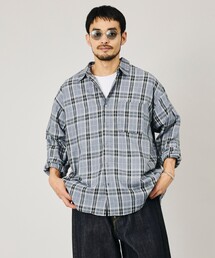 Firsthand（ファーストハンド）の「Firsthand/ファーストハンド リラックスフィット レギュラーカラー チェックシャツ【限定展開】（シャツ/ブラウス）」