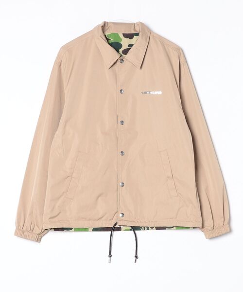 A BATHING APE(アベイシングエイプ)の「ABC CAMO REVRSIBLE COACH JACKET(ミリタリージャケット・メンズ・グリーン/ピンク/ブルー・LARGE/XX-LARGE/MEDIUM/SMALL/X-LARGE)」の17枚目の写真