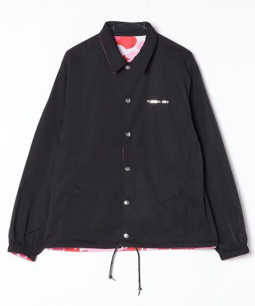 A BATHING APE(アベイシングエイプ)の「ABC CAMO REVRSIBLE COACH JACKET(ミリタリージャケット・メンズ・グリーン/ピンク/ブルー・LARGE/XX-LARGE/MEDIUM/SMALL/X-LARGE)」の14枚目の写真