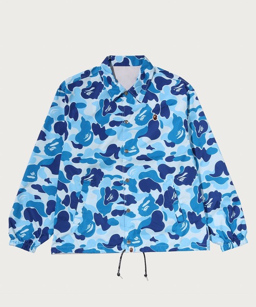 A BATHING APE(アベイシングエイプ)の「ABC CAMO REVRSIBLE COACH JACKET(ミリタリージャケット・メンズ・グリーン/ピンク/ブルー・LARGE/XX-LARGE/MEDIUM/SMALL/X-LARGE)」の1枚目の写真