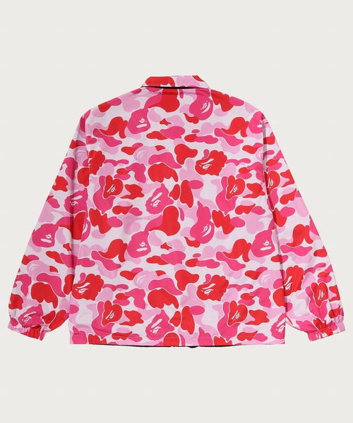 A BATHING APE(アベイシングエイプ)の「ABC CAMO REVRSIBLE COACH JACKET(ミリタリージャケット・メンズ・グリーン/ピンク/ブルー・LARGE/XX-LARGE/MEDIUM/SMALL/X-LARGE)」の11枚目の写真