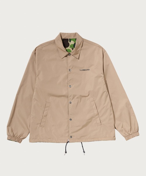 A BATHING APE(アベイシングエイプ)の「ABC CAMO REVRSIBLE COACH JACKET(ミリタリージャケット・メンズ・グリーン/ピンク/ブルー・LARGE/XX-LARGE/MEDIUM/SMALL/X-LARGE)」の7枚目の写真