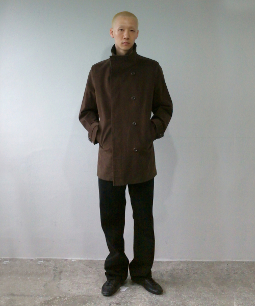 NUAKLE（ヌアクル）の「(m) Vincent ダブルコート_ブラウン（トレンチコート・メンズ・その他・1/2）」の5枚目の写真