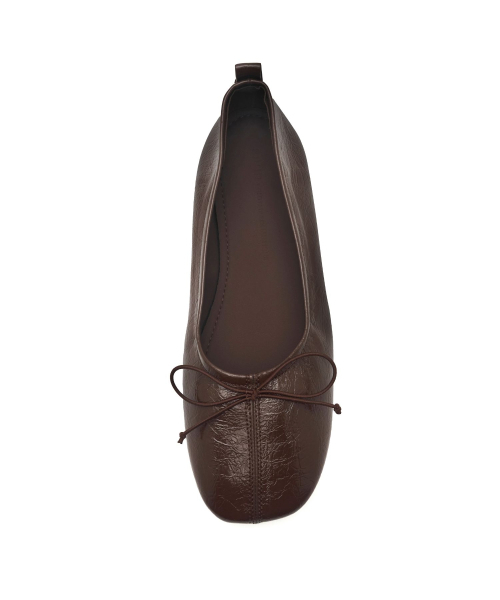 SPUR(シュプール)の「Odd Soft Square Ribbon Flat Ribbon フラットシューズ 2cm -WA9023 (4color)(バレエシューズ・レディース・ブラック/ダークブラウン/レッド/アイボリー・22.5cm/23cm/23.5cm/24cm/24.5cm/25cm)」の21枚目の写真