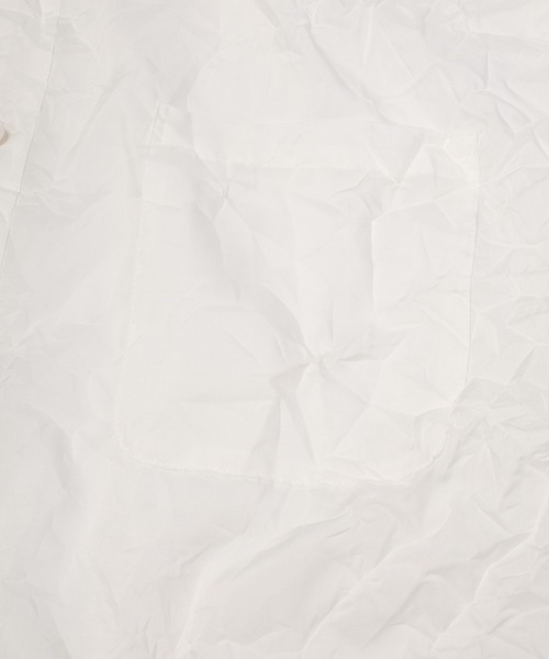 mintdesigns(ミントデザインズ)の「Crinkled Shirt(シャツ/ブラウス・レディース・グレイッシュベージュ/ホワイト・ONESIZE)」の13枚目の写真