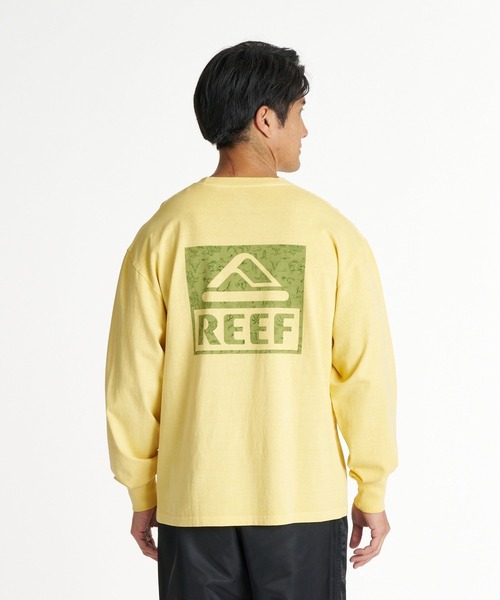 REEF(リーフ)の「REEF メンズ ESCAPE HORIZON LS T ガーメントダイ長袖Tシャツ ロンT 【2026年秋冬モデル】/リーフバックプリント(Tシャツ/カットソー・メンズ・ブラック系その他/イエロー/ブルー/ホワイト・LARGE/MEDIUM/X-LARGE)」の4枚目の写真