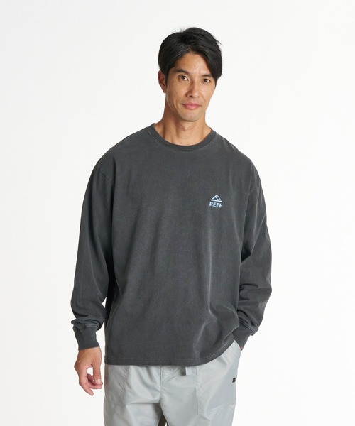 REEF(リーフ)の「REEF メンズ ESCAPE HORIZON LS T ガーメントダイ長袖Tシャツ ロンT 【2026年秋冬モデル】/リーフバックプリント(Tシャツ/カットソー・メンズ・ブラック系その他/イエロー/ブルー/ホワイト・LARGE/MEDIUM/X-LARGE)」の11枚目の写真
