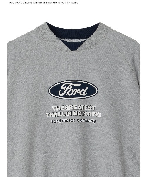 Ameri(アメリ)の「Ford LOGO PRINT SWEAT TOP(スウェット・レディース・ブラウン/グレー/アイボリー・FREE)」の4枚目の写真
