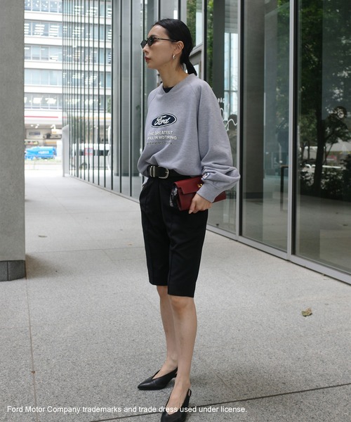 Ameri(アメリ)の「Ford LOGO PRINT SWEAT TOP(スウェット・レディース・ブラウン/グレー/アイボリー・FREE)」の14枚目の写真