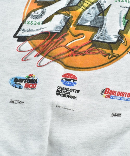 VINTAGE(ヴィンテージ)の「【USED】90’s デッドストック SOFEE “NASCAR/WINSTON Million” レーシング スウェット USA製(スウェット・メンズ・グレー・X-LARGE)」の7枚目の写真