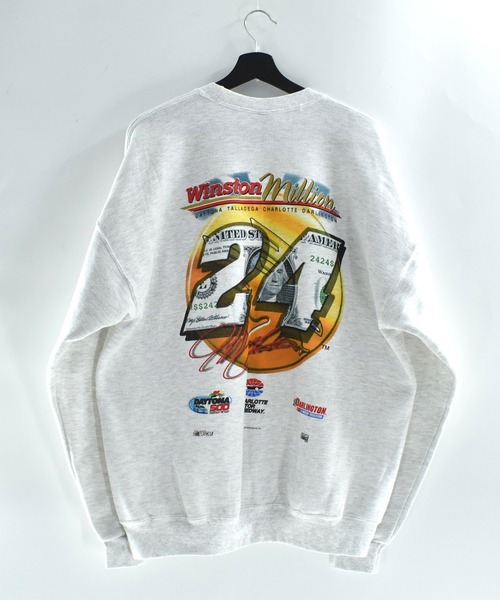 VINTAGE(ヴィンテージ)の「【USED】90’s デッドストック SOFEE “NASCAR/WINSTON Million” レーシング スウェット USA製(スウェット・メンズ・グレー・X-LARGE)」の6枚目の写真