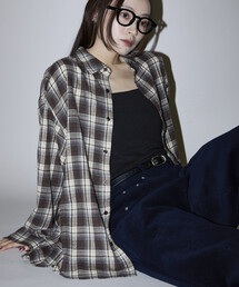 PUBLUX/パブリュクス ビッグ チェック ネルシャツ 限定展開