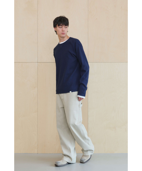 KUME(クメ)の「Men Garment-Dyed Utility Cargo Pants, Beige(デニムパンツ・メンズ・その他・MEDIUM/LARGE/X-LARGE)」の2枚目の写真
