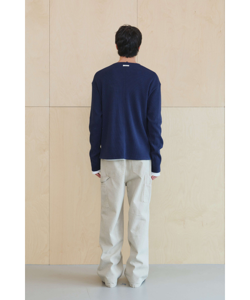 KUME(クメ)の「Men Garment-Dyed Utility Cargo Pants, Beige(デニムパンツ・メンズ・その他・MEDIUM/LARGE/X-LARGE)」の3枚目の写真