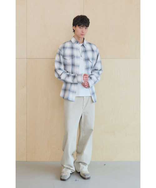 KUME(クメ)の「Men Garment-Dyed Utility Cargo Pants, Beige(デニムパンツ・メンズ・その他・MEDIUM/LARGE/X-LARGE)」の5枚目の写真