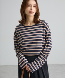 シアーカットマルチボーダープルオーバー