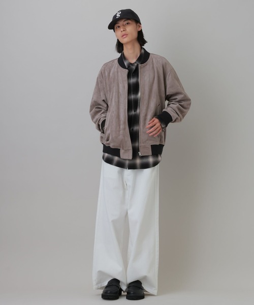 LAKOLE（ラコレ）の「アソートMA1ブルゾン / 813915（ブルゾン・メンズ・ブラウン/サンドグレー/ブラック・MEDIUM/LARGE）」の12枚目の写真