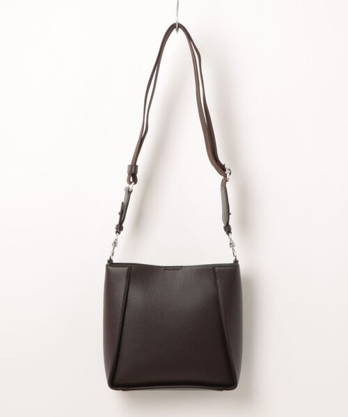 STELLA McCARTNEY(ステラマッカートニー)の「Logo Square Crossbody Bag / ロゴ スクエア クロスボディ バッグ(ショルダーバッグ・レディース・ダークブラウン・ONE SIZE)」の2枚目の写真