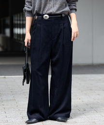 レーヨンウールコーデュロイパンツ