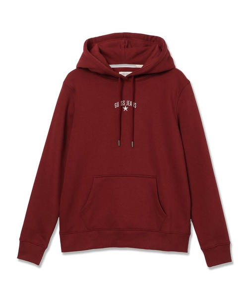 GUESS JEANS（ゲスジーンズ）の「GUESS JEANS Star Emb Hoodie（パーカー・レディース・ワインレッド/グレー・LARGE/SMALL/MEDIUM/X-SMALL）」の10枚目の写真