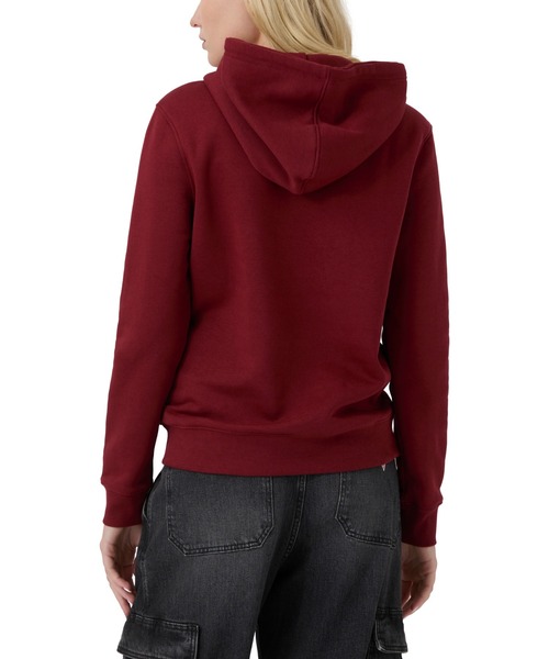 GUESS JEANS（ゲスジーンズ）の「GUESS JEANS Star Emb Hoodie（パーカー・レディース・ワインレッド/グレー・LARGE/SMALL/MEDIUM/X-SMALL）」の5枚目の写真