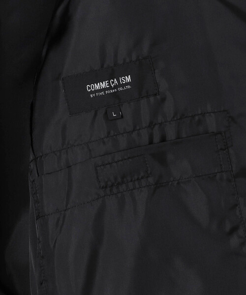 COMME CA ISM(コムサイズム)の「シームレスダウン フードブルゾン(ダウンジャケット/コート・メンズ・ホワイト/ブラック/チャコール・M/L)」の14枚目の写真