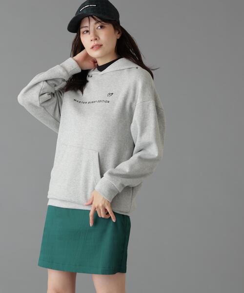 ストライプウェーブ×ダンボール裏毛ワンピース (WOMENS)（ワンピース