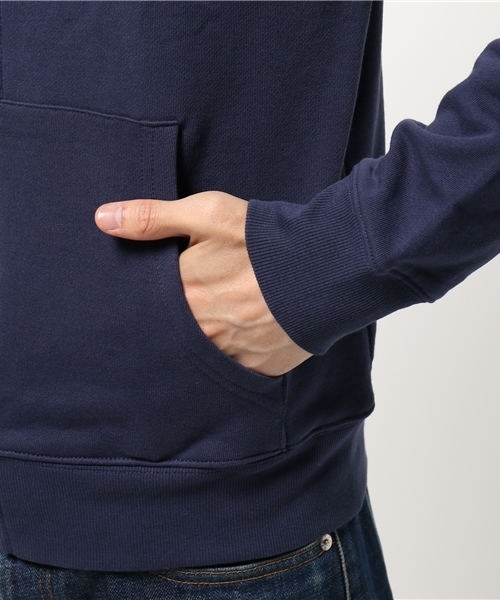 Denime（ドゥニーム）の「SWT ZIP PK -STAR-/スウェットジップパーカー（パーカー・メンズ・ホワイト/グレー/ネイビー・LARGE/X-LARGE/MEDIUM/SMALL）」の8枚目の写真