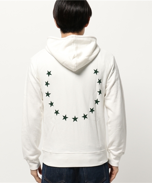 Denime（ドゥニーム）の「SWT ZIP PK -STAR-/スウェットジップパーカー（パーカー・メンズ・ホワイト/グレー/ネイビー・LARGE/X-LARGE/MEDIUM/SMALL）」の13枚目の写真