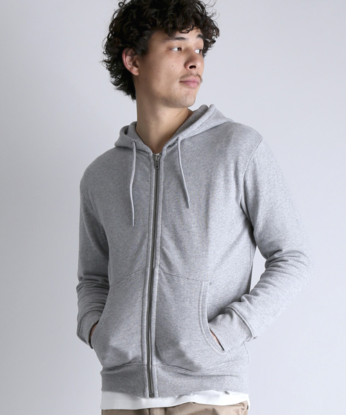 Denime（ドゥニーム）の「SWT ZIP PK -STAR-/スウェットジップパーカー（パーカー・メンズ・ホワイト/グレー/ネイビー・LARGE/X-LARGE/MEDIUM/SMALL）」の16枚目の写真