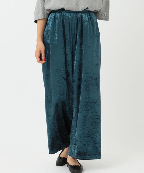 Another Edition（アナザーエディション）の「クラッシュベロアパンツ/ AEMBC CRASH VELOUR PT◆（その他パンツ・レディース・ブラウン/ナチュラル/コバルトブルー/ブラック・フリー）」の4枚目の写真