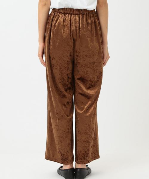 Another Edition（アナザーエディション）の「クラッシュベロアパンツ/ AEMBC CRASH VELOUR PT◆（その他パンツ・レディース・ブラウン/ナチュラル/コバルトブルー/ブラック・フリー）」の11枚目の写真